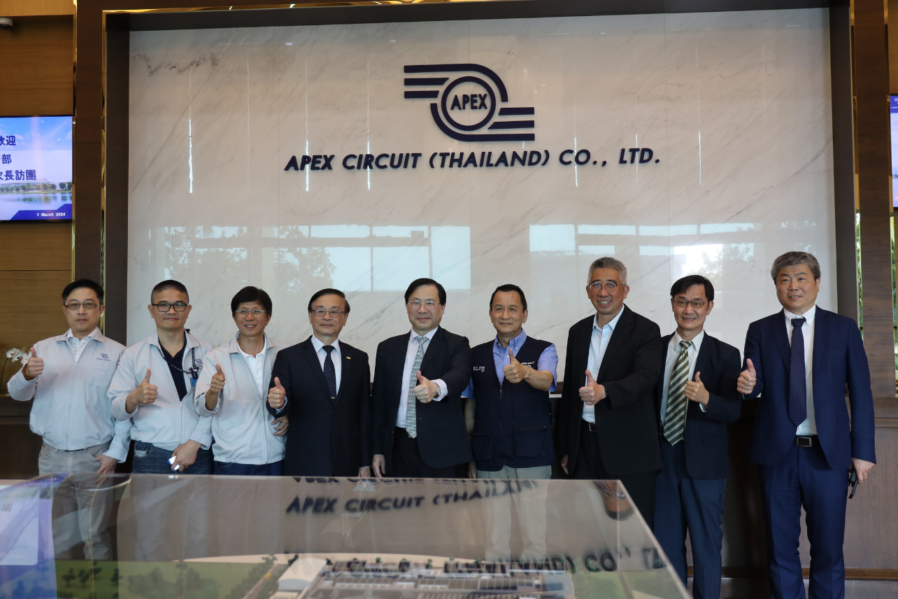 Vice Minister of the Ministry of Economic Affairs Chuan-Neng Lin visits Apex 3