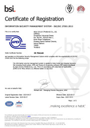 ISO/IEC 27001:2013(APEX Group)